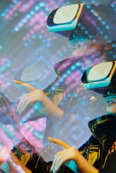 Photos gratuites de affichage visuel, cartographie de projection, casque de réalité virtuelle